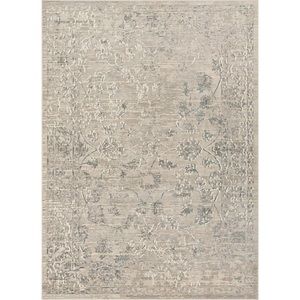 Beige Vintage Oriental Area Rug, 3’ 7” x 5’ 3”